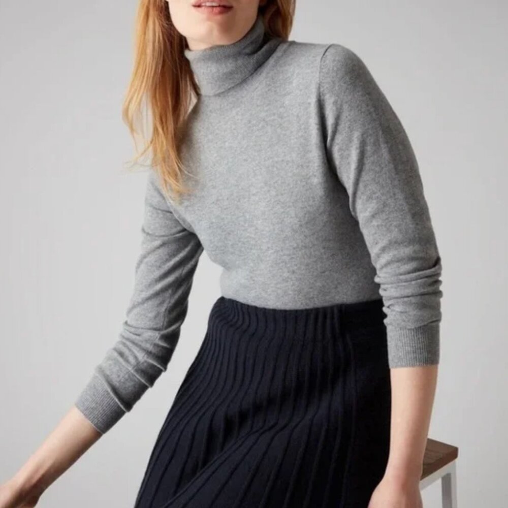 Everlane Cashmere Turtleneck, M